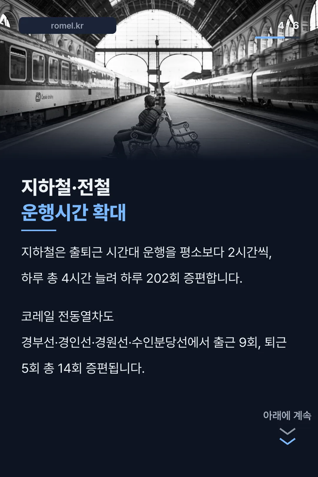 지하철·전철 증편