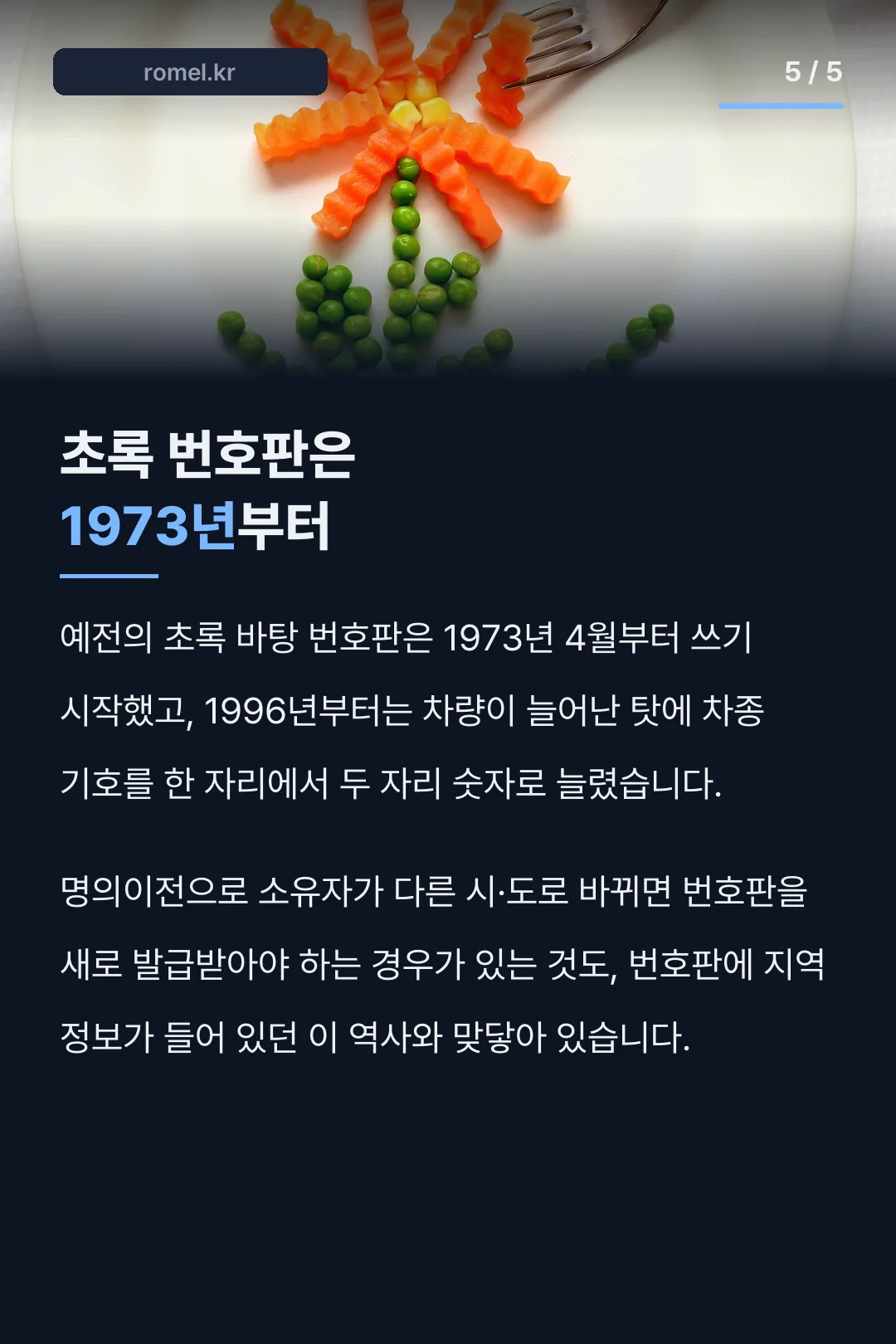 초록 번호판 도입 역사